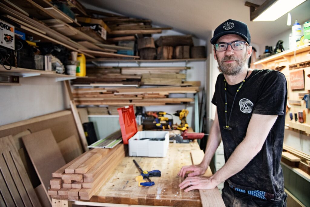 Personal Branding Photography Two Cats In The Yard